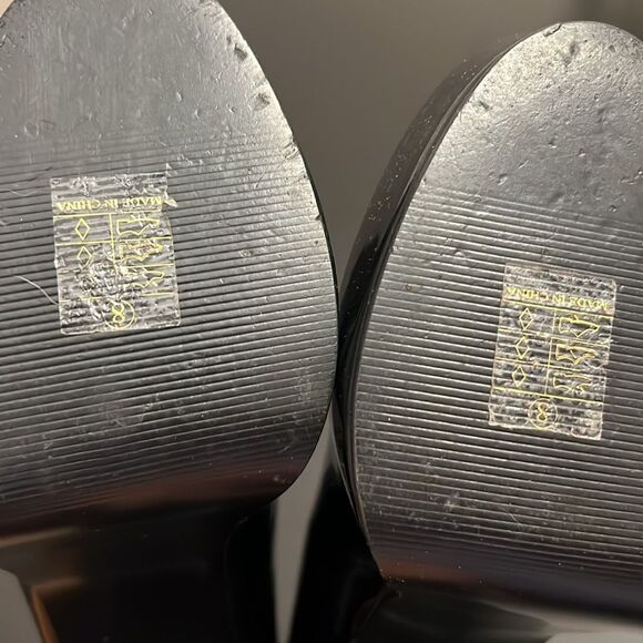 Fantasma Costume Pleaser 4" Chunky Mary Jane Black Patent Heels 8 - Picture 10 of 11